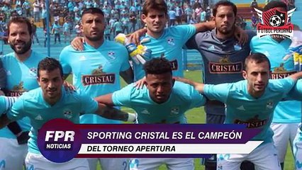 Sporting Cristal campeón del Apertura