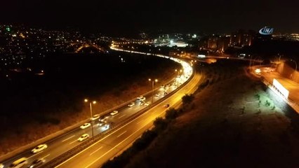 Tem'de Dönüş Yoğunluğu Havadan Görüntülendi