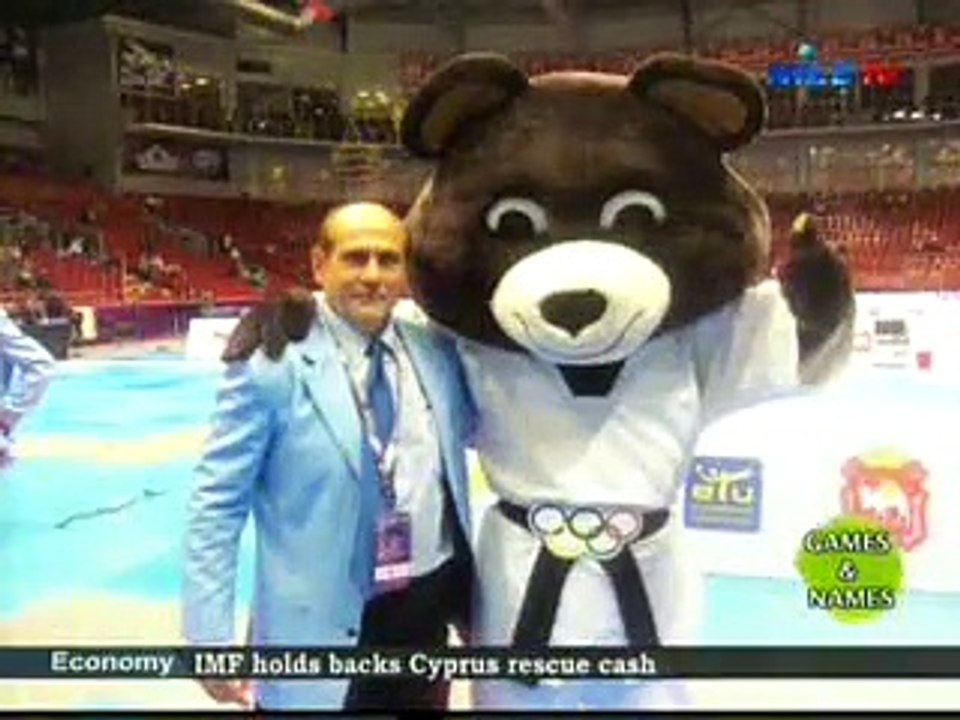 Mohamed Riad Ibrahim in Taekwondo Sports Program (Games and Names) in Nile TV International December 2014 Part 1