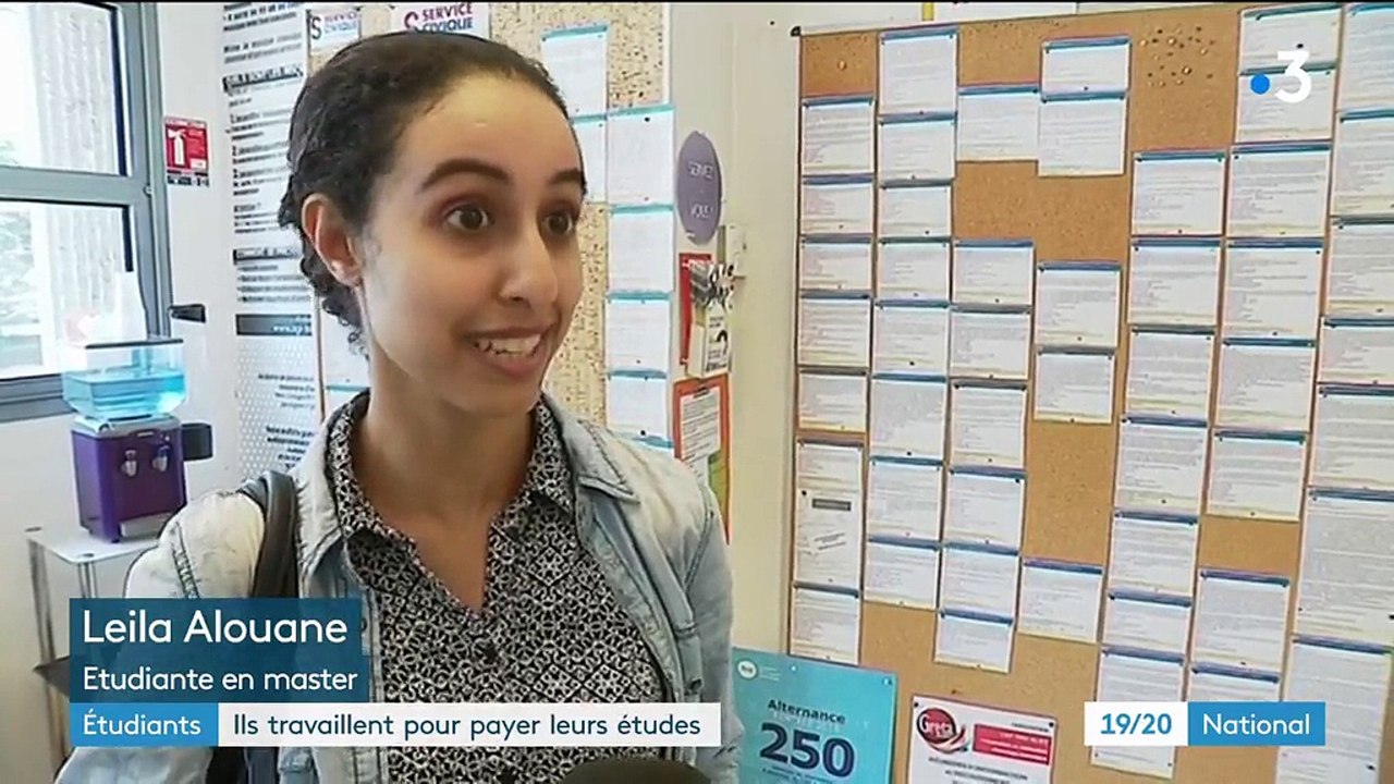 Étudiants : ils travaillent pour payer leurs ét...