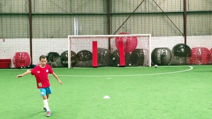 MATHIS GASC AVEC L'ASPTG STAGE FOOT - FIVE PERPIGNAN - 24.08.2018 - N°1