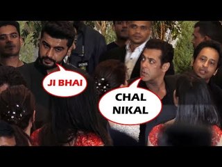 सलमान खान ने फिर किया अर्जुन कपूर को नज़रअंदाज़ सोनम की Wedding पार्टी पर