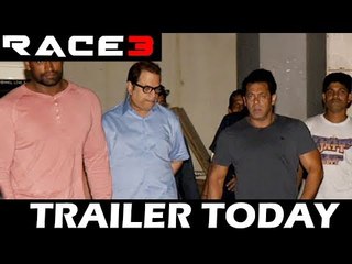 सलमान खान पहुंचे रमेश तुरानी के ऑफिस पर रेस ३ ट्रेलर की एडिटिंग कर ने