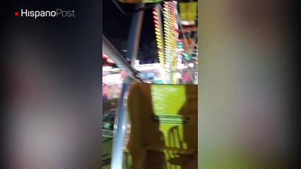 Subirse a la noria debía ser divertido y casi terminó siendo un castigo