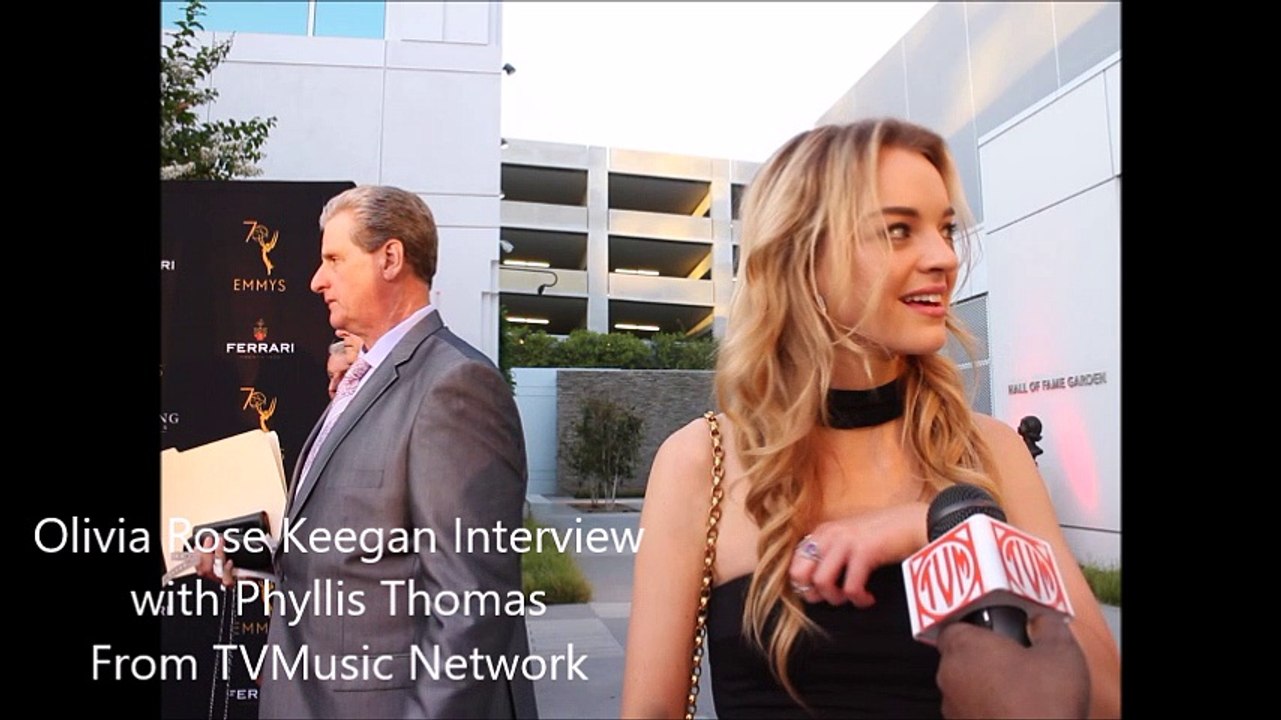 Olivia Rose Keegan of "Days of our Lives" at 2018 Daytime Emmys Reception