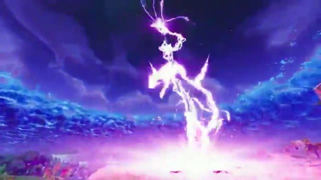 MYSTERIOUS LIGHTNING STRIKE AND PURPLE CUBE IN FORTNITE [FORTNITE BATTLE ROYALE]