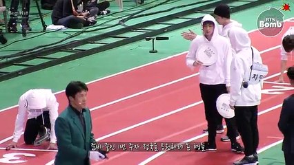 [BANGTAN BOMB] 400m Relay race @ ISAC 2017 - BTS (방탄소년단)