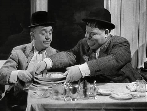 L'inflato (Laurel & Hardy) (planche à billets personnelle)