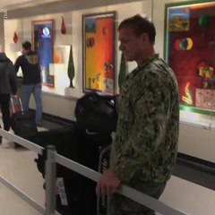 This Sailor Meets His Newborn Son for the First Time