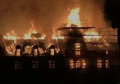 Firefighters Battle Huge Fire Near Zurich Station