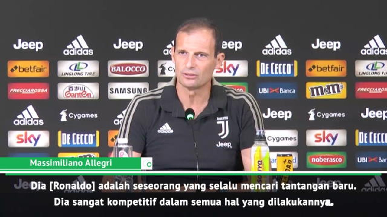 Ronaldo Adalah Seorang Juara Yang Mencari Tantangan Baru - Allegri