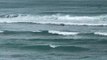 Oahu Surfers Catch Waves After Hurricane Lane in Hawaii