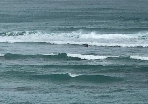 Oahu Surfers Catch Waves After Hurricane Lane in Hawaii