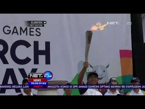 Kemeriahan Obor Asian Games Saat Diterima Oleh Anies Baswedan-NET24