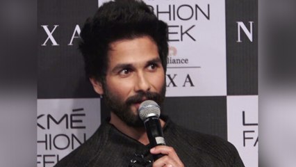 Shahid Kapoor REACTS on question of Misha Kapoor’s ramp walk debut; Watch Video | FilmiBeat