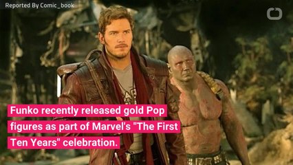 Funko's Star-Lord Gold Chrome Pop Launches