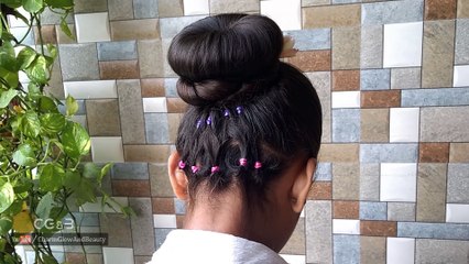 Bun Hairstyles For Gown | Try this Bun Hairstyles For Gown for wedding, party and events.