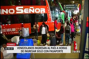 La situación se agudiza a horas de restricción de ingreso de venezolanos sin pasaporte