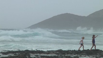 하와이에 허리케인 '물폭탄'...도로 폐쇄·수만 가구 정전 / YTN