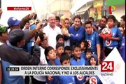 Candidatos a Lima prometen seguridad ciudadana aunque no es su competencia
