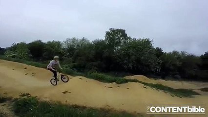 Bike Stunt Fail [In Slo-Mo]