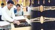 PM Modi, CM Yogi engraving unique Gold Rakhis sells in Surat Jewellery Store