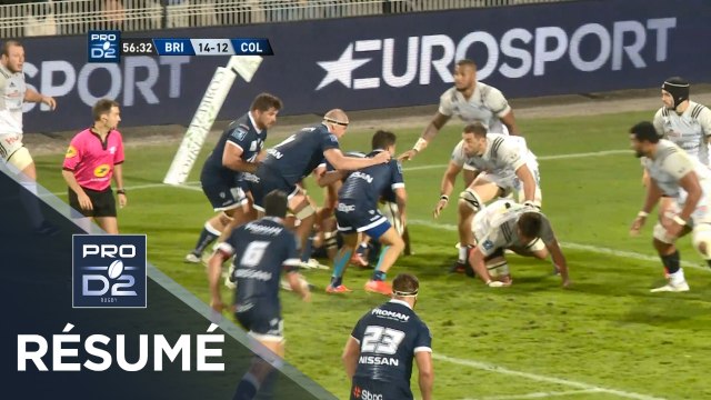 PRO D2 - Résumé Brive-Colomiers: 27-17 - J2 - Saison 2018/2019