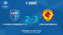 J4 : Bourg-Peronnas 01 - Lyon Duchère AS (2-3), le résumé
