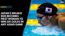 Japan's Rikako Ikee becomes first woman to win six golds in any Asiad game