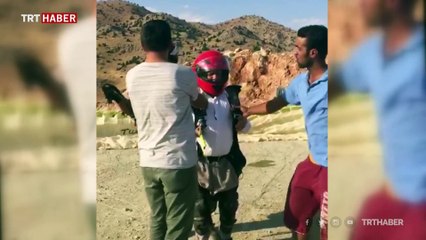 Emin dedenin çocukluk hayali gerçek oldu