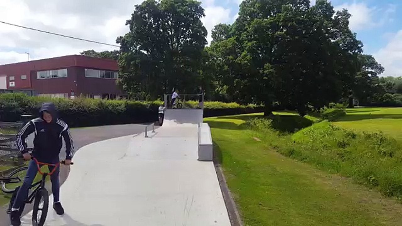 Bmx Gap jump fail