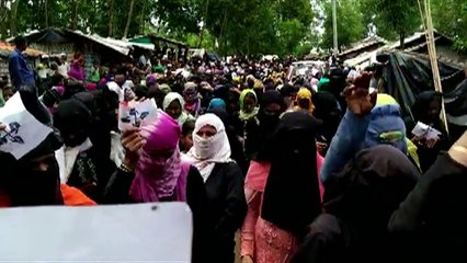 الروهينغا يطالبون "بالعدالة" بعد عام على الحملة التي أجبرتهم على النزوح من بورما