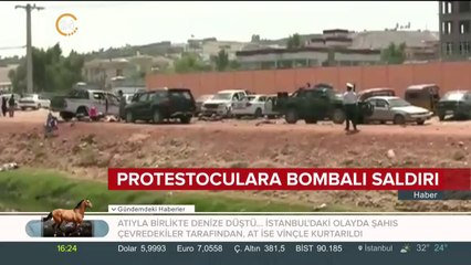 Afganistan'da protestoculara bombalı saldırı düzenlendi
