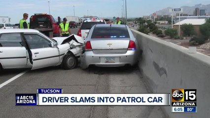 Driver hits DPS trooper in Tuson