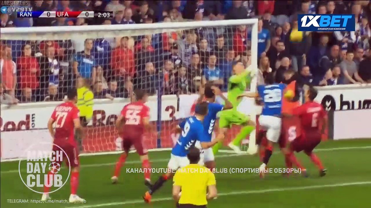 Rangers vs Ufa 1-0 Goal Highlights 23.08.2018_HD