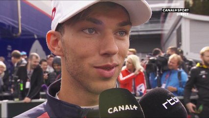 La réaction de Pierre Gasly après les qualifications
