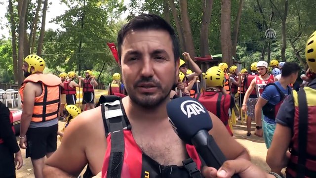 Melen Çayı bayramda rafting tutkunlarını ağırladı - DÜZCE