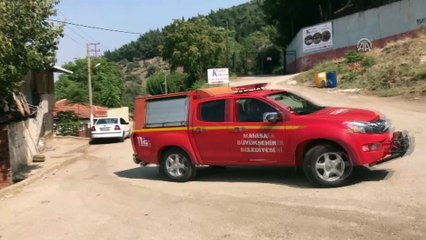 Spil Dağı eteklerinde orman yangını (2) - MANİSA