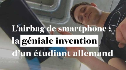 L'airbag de smartphone : la géniale invention d'un étudiant allemand