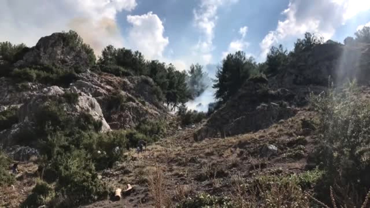 Spil Dağı Eteklerinde Orman Yangını (2)