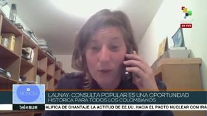 Launay:Consulta anticorrupción, oportunidad histórica para colombianos