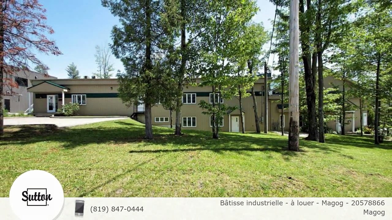 Bâtisse industrielle - à louer - Magog - 20578866
