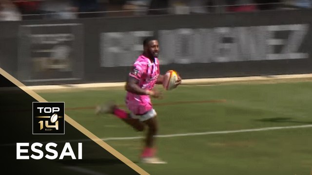TOP 14 - Essai Waisea NAYACALEVU (SFP) - Perpignan - Paris - J1 - Saison 2018/2019