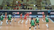 Voleybol: Gloria Cup Kadınlar Voleybol Turnuvası - Azerbaycan: 0 - Rusya: 3 - ANTALYA