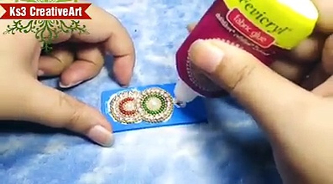 - How to make Rakhi at home | diy rakhi making | handmade rakhi | raksha bandhan | rakhi making ideaCredit: Ks3 CreativeArtFull video: