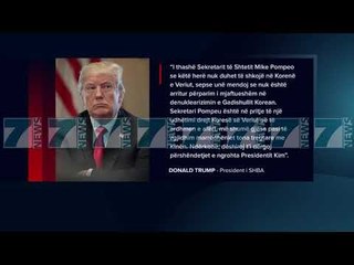 ANULOHET VIZITA E POMPEOS NE KORENE E VERIUT - News, Lajme - Kanali 7