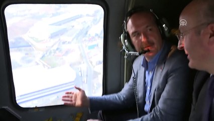 Bakan Soylu, helikopterden trafiği denetledi - YALOVA