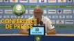 Conférence de presse Clermont Foot - FC Sochaux-Montbéliard (1-0) : Pascal GASTIEN (CF63) - José Manuel AIRA (FCSM) - 2018/2019