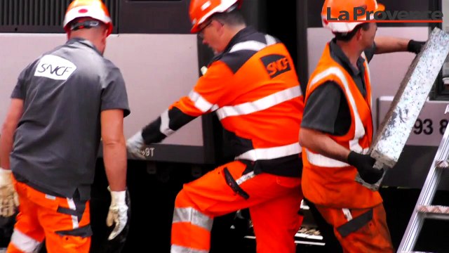 Déraillement à la gare Saint-Charles de Marseille : les opérations de relevage ont débuté