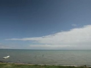 Time-lapse Late afternoon Clouds over the Sea